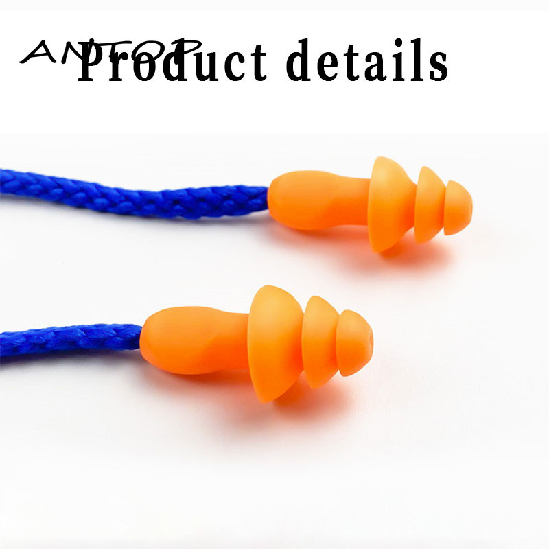 Anti-noise Wired Sleep Earplugs Christmas Tree Silicone Soundproof Ear Protector ANTOP