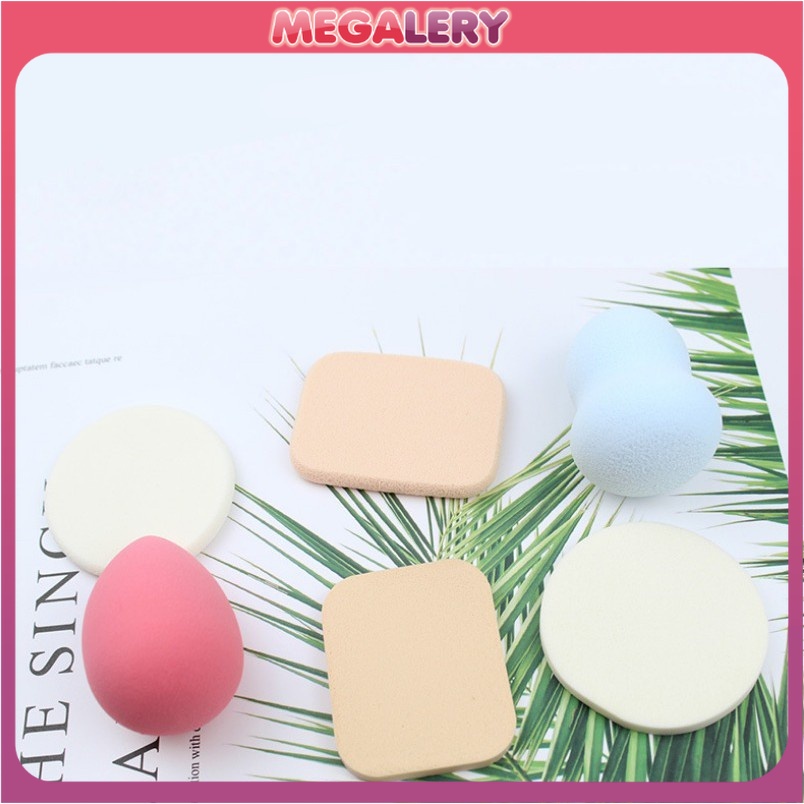 Beauty Blender Spons Make up 1 Set Isi 6 Pcs / Sponge Bedak Foundation / Sponge SET 6 PCS SPONGE