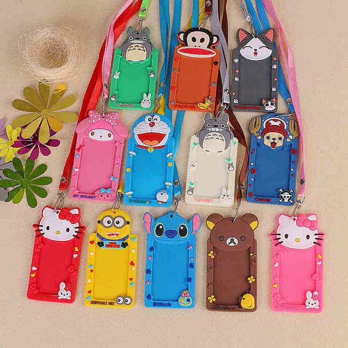 

Tempat Kartu | ID Card | Name Tag Holder Karakter Kartun Lucu