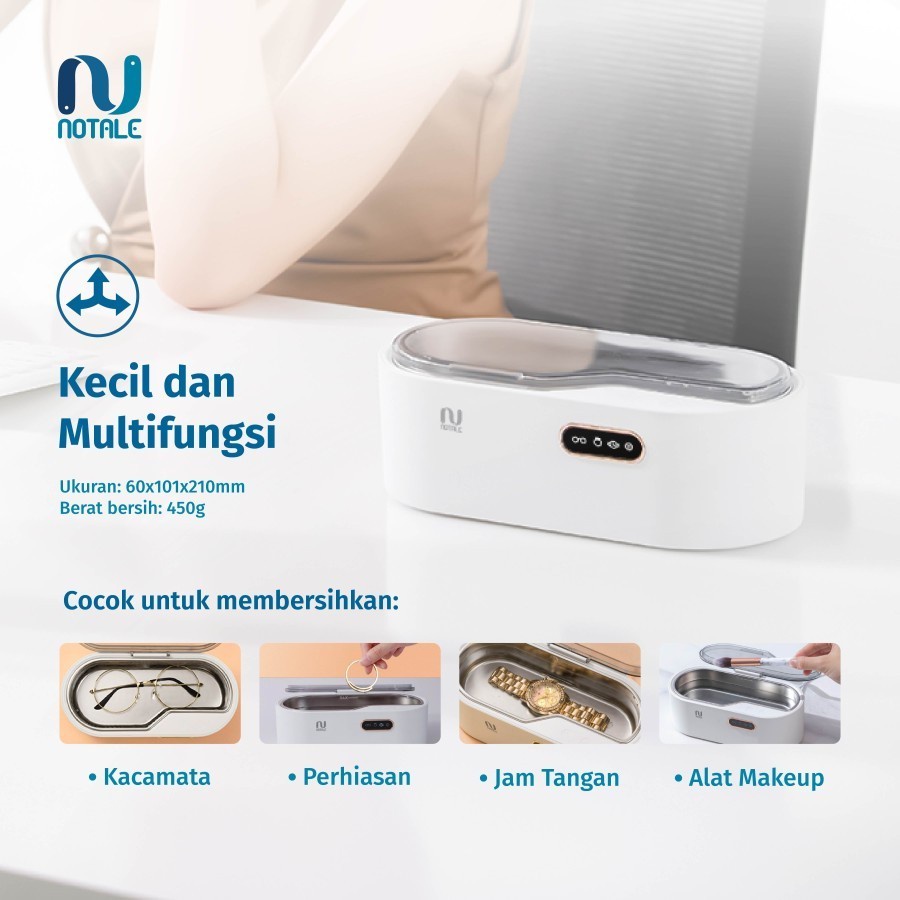 Notale Ultrasonic Cleaner Pembersih Aksesoris NTL-UC411 - Garansi Resmi