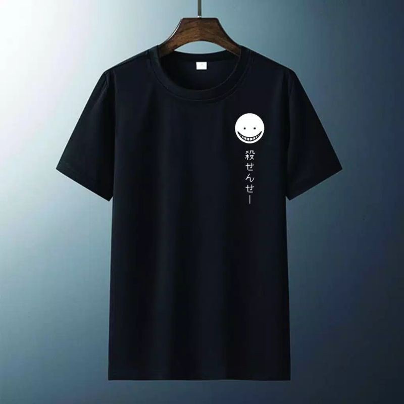 IvannaCollection Baju Kaos Anime Distro Pria Wanita Baju Kaos Santai Wibu Koro Sensei Kaos Kasual Murah Bahan Katun Size M-XL