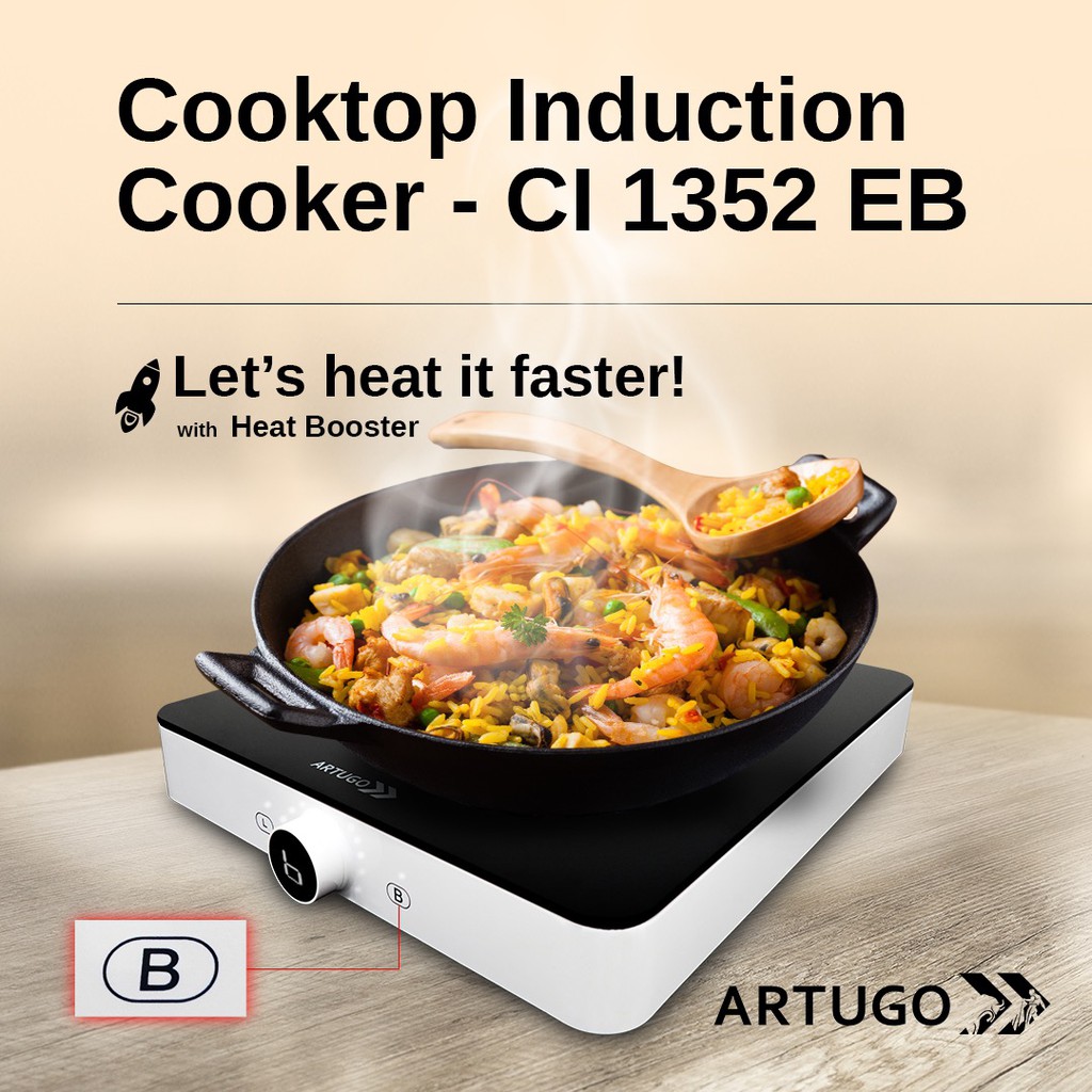 ARTUGO COOKTOP INDUCTION COOKER CI 1352 EB