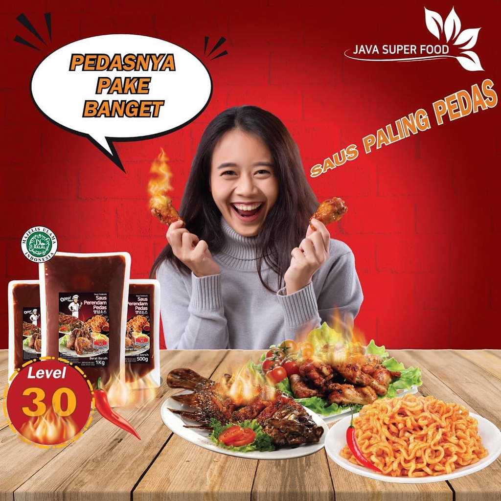 Saus Perendam Pedas Tokkochi Saus Buldak Pedas 500g Level 30 Oppa-Oppa