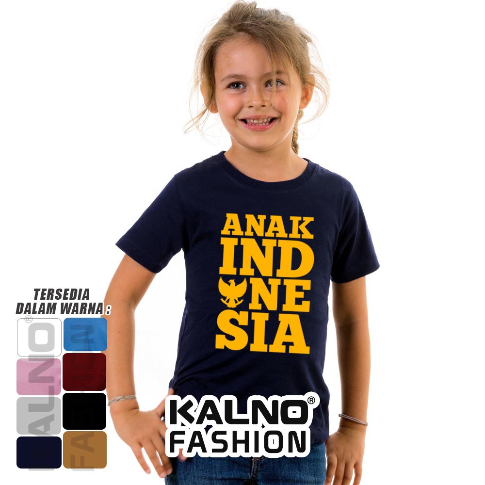 Kaos Anak pria / wanita Print anak Indonesia 171