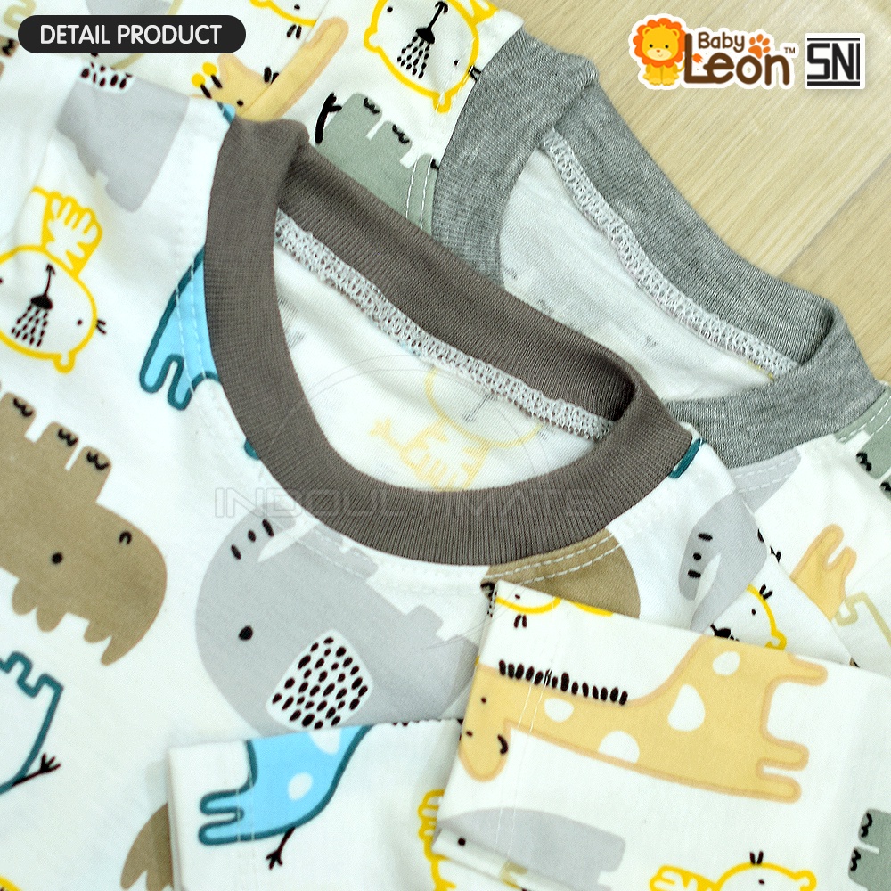 Setelan Baju Bayi Anak Karakter Motif Baju Piyama Anak Bayi  Baju Tidur Lengan Panjang SBJ-1150