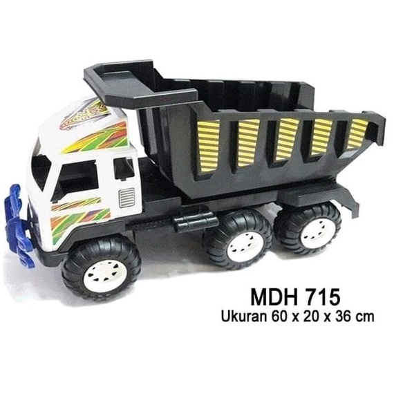 Mainan Anak Mobil Mobilan Truk Pengangkut Dump Truck Jumbo MDH 715