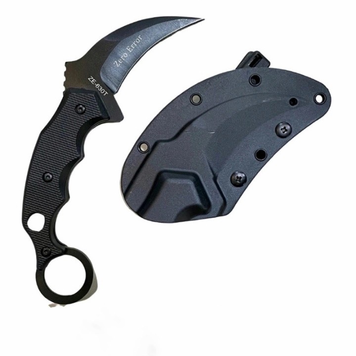 Pisau karambit zero erro survival kit outdoor tactical