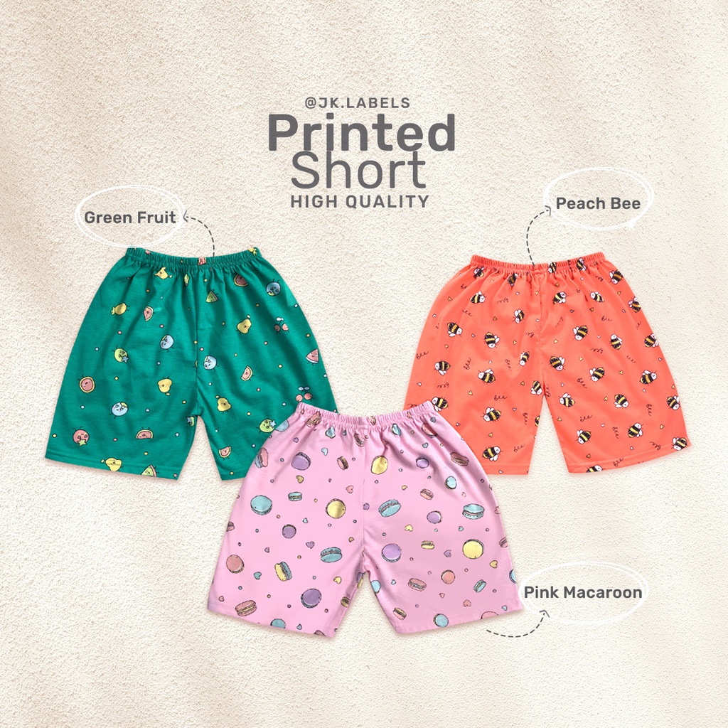 Printed Short (1-8 Tahun)