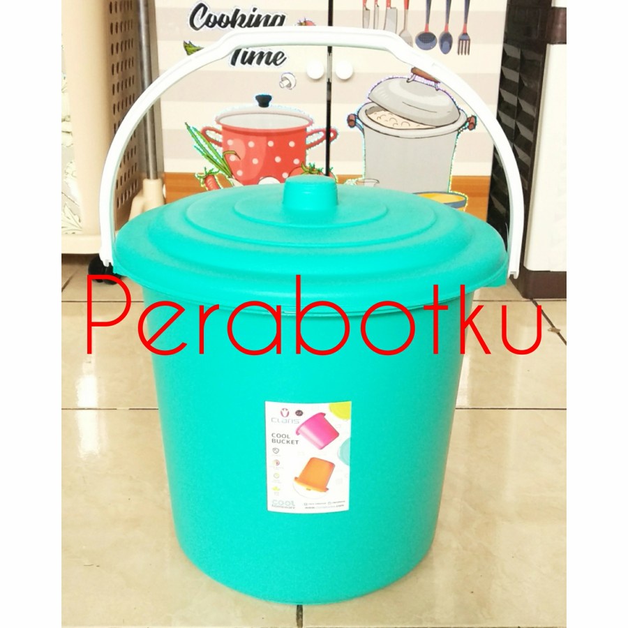 Jual Ember Tutup Claris Pax 16 Liter Ember Plastik Warna Indonesiashopee Indonesia 5378