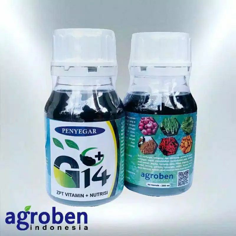 G14 AGROBEN pupuk daun , penyegar , mengandung vitamin dan ZPT 250ml