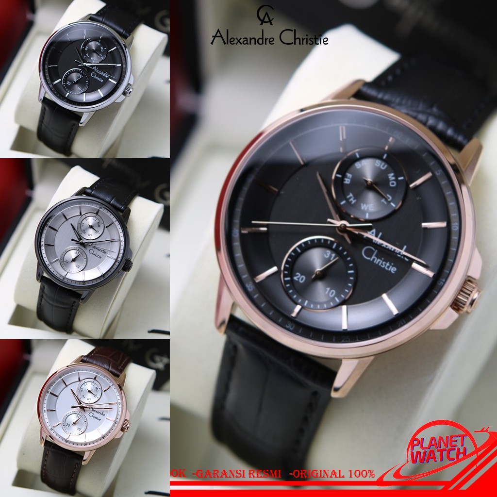 ALEXANDER CHRISTIE PRIA ORIGINAL JAM TANGAN ALEXANDRE CHRISTIE PRIA JAM ALEXANDER CHRISTIE AC 6576