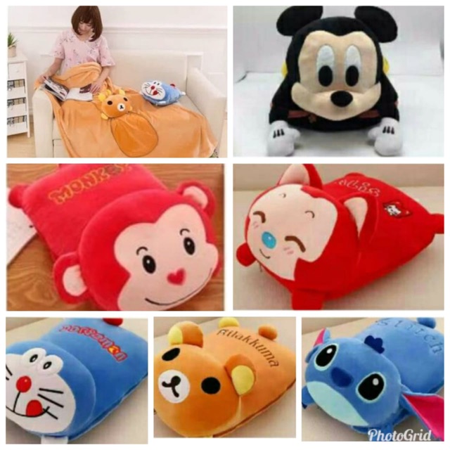 Selimut bantal boneka