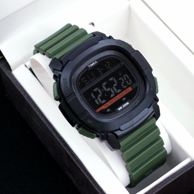 Jam Tangan Pria Timex Digital TM 374 - Tali Rubber