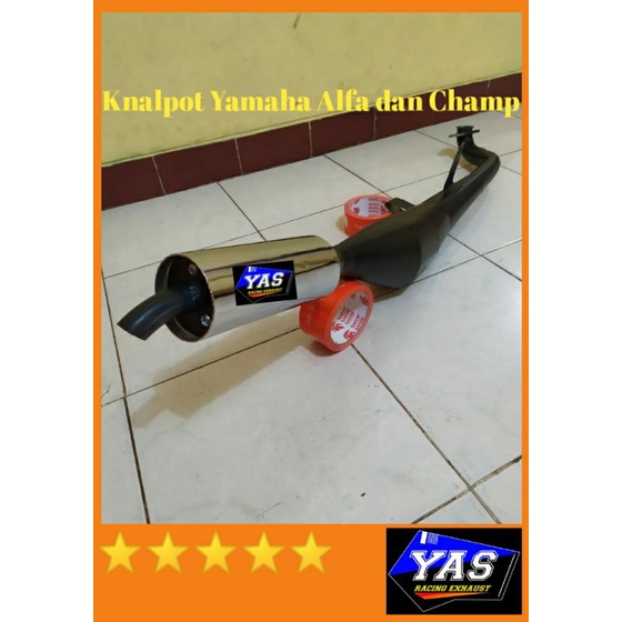 Knalpot Alfa Champ Model Fizr Standar Racing Garing