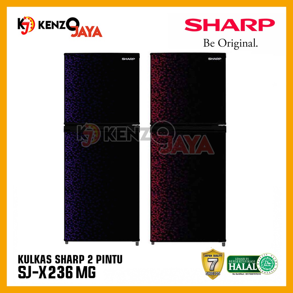 Kulkas 2 Pintu SHARP SJ-236 MG