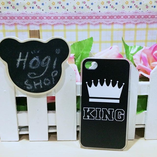 iPhone 4s - Softcase Custom Case Casing King Couple CP-53
