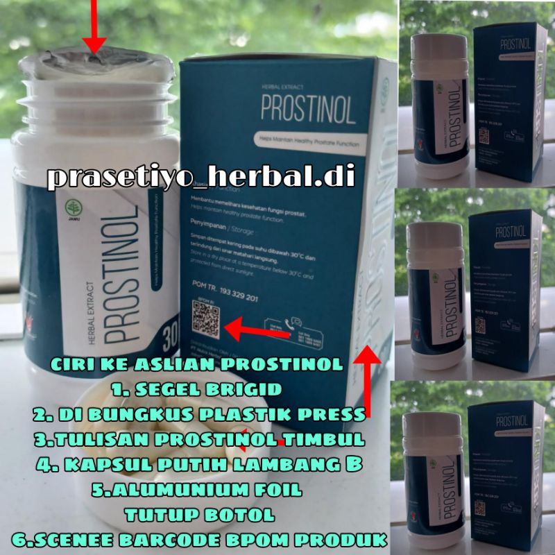 PROSTINOL ASLI ORIGINAL 100%  BPOM RI