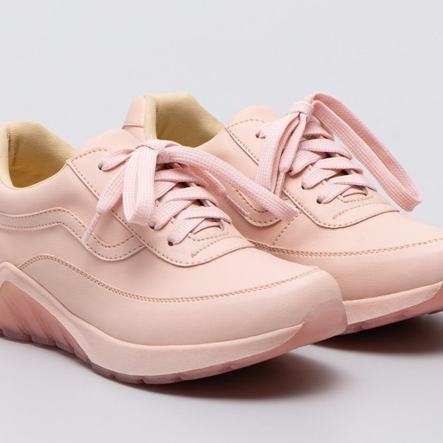 sneakers with pink