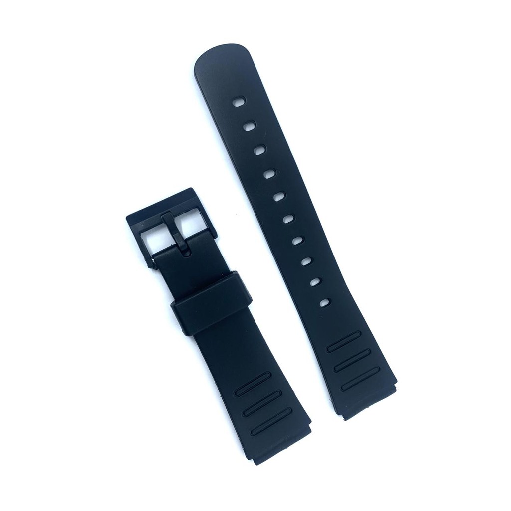 strap tali jam tangan QnQ 20mm buckle hitam