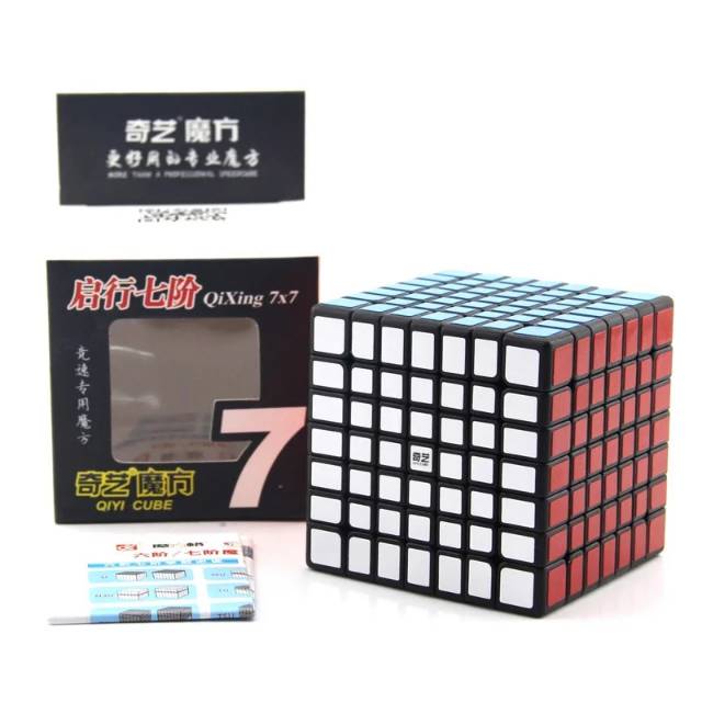 Magic Cube Rubik Qiyi Qixing 7x7 Blackbase