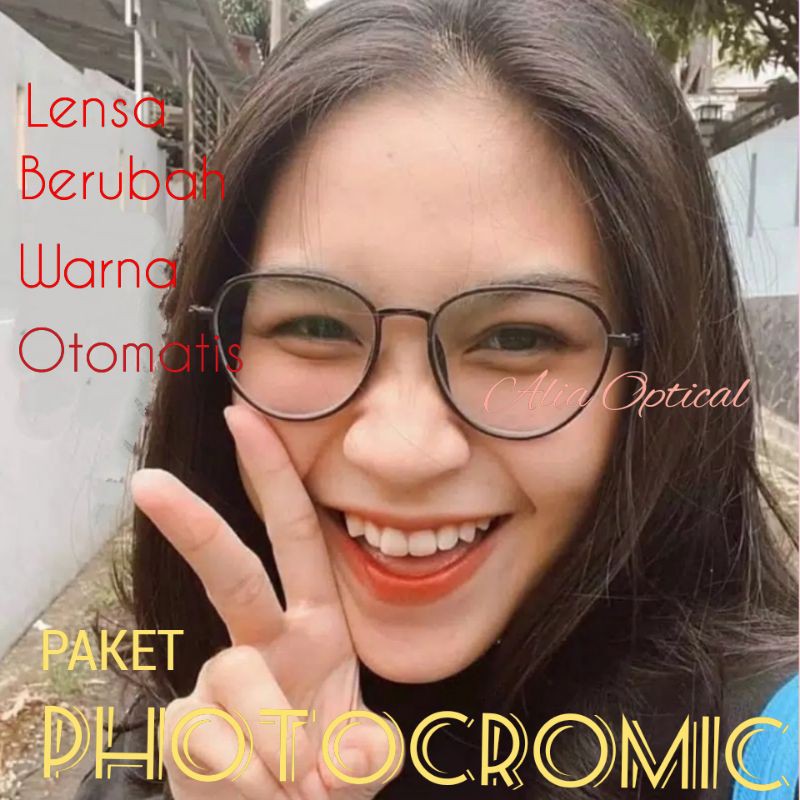 Kacamata Minus Photocromic Antiradiasi 2190