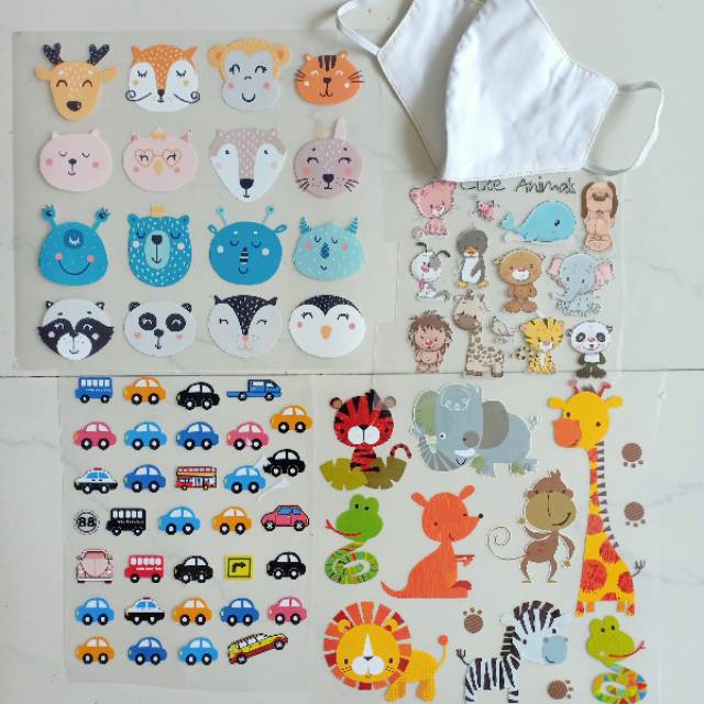 Iron patch stiker sablon kaos baju masker mobil unicorn Iron patch stiker sablon kaos baju masker mobil unicorn