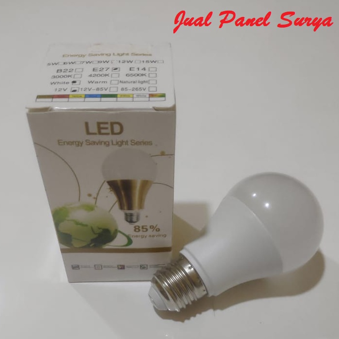 Lampu Bohlam LED DC 12v 7w 7 watt 7watt ERASUN