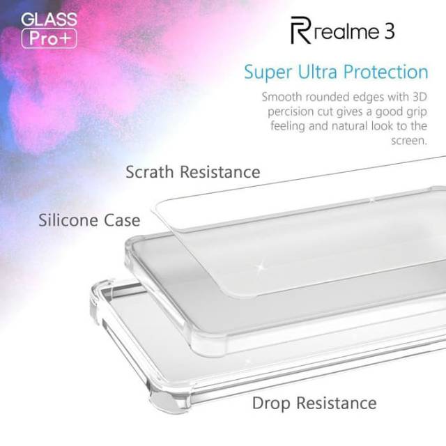 Anticrack jelly realme C1/C2/C3 &amp; Realme 2/2pro/6/U1/U2