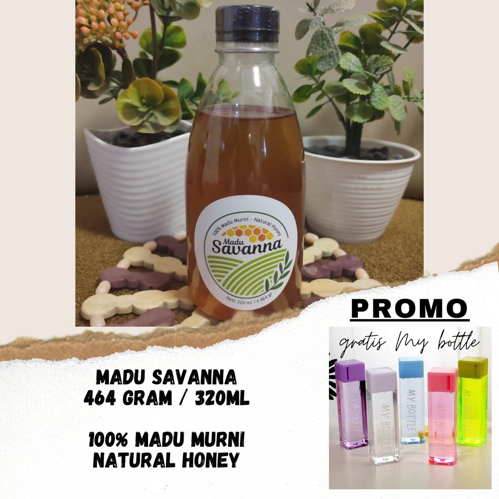 

MADU HUTAN MURNI ALAMI 100% 464 GRAM / 320ML PROMO GRATIS MY BOTTLE