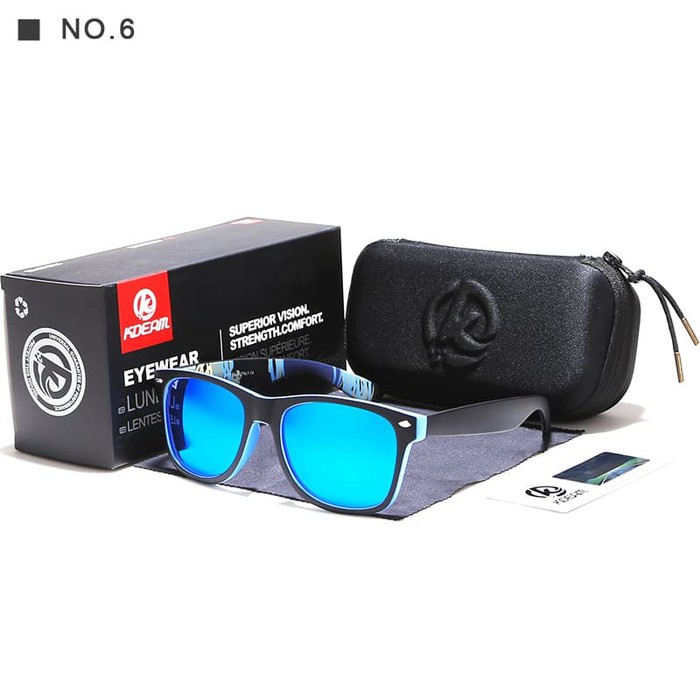 KADEAM UV400 Polarized Sunglasses KACAMATA LARI - SKY BLUE LENS