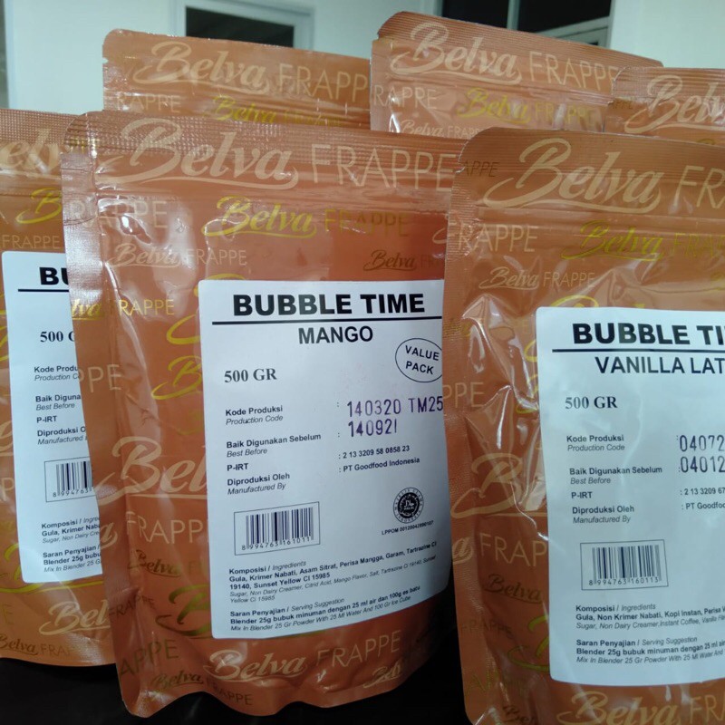 

Bubble Time / Minuman Frappe 500g