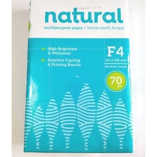 

Kertas HVS Natural F4 70 gr
