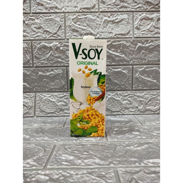 

Susu Kedelai Original V-Soy Soya Bean Milk 1Liter