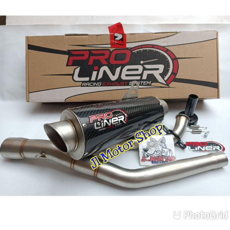 Knalpot Proliner Pro Liner TR1 R TR-1R Carbon Yamaha All New R15 V3 VVA - MT-15 - XSR 155 Original