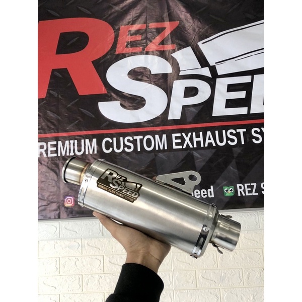 Knalpot Rez Speed Silencer Polos Silencer Only Nmax Aerox Mio Vario Beat R15 CBR 150 CB150 dll-2