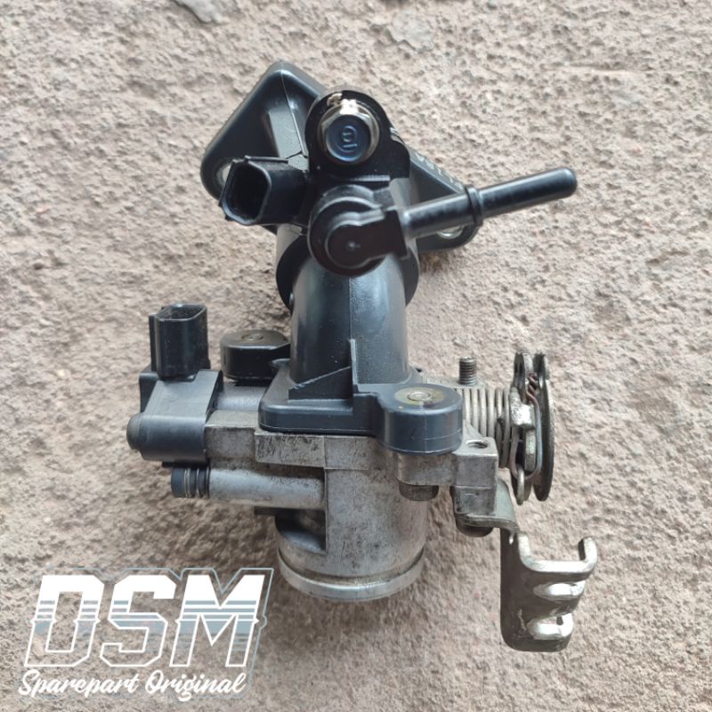 Throttle Body TB Supra X 125 Fi Throttle Body Injektor Supra X 125 Fi Original Lepasan Motor