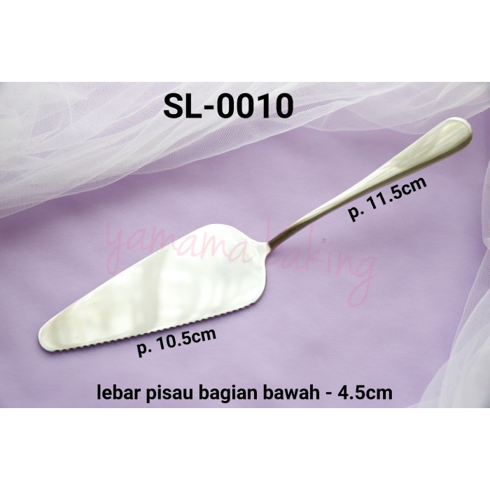 

KUE-PENGHIAS-ALAT- SL-0010 CAKE SERVER PISAU KUE TART STAINLESS STEEL HIGH QUALITY IMPORT -ALAT-