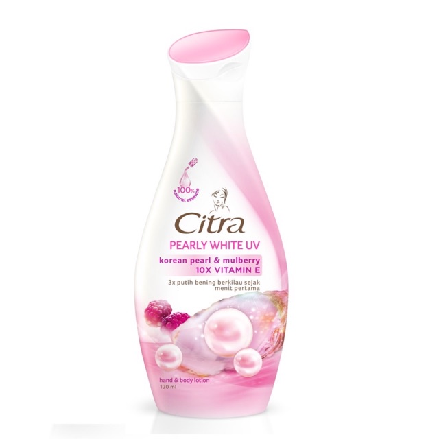 Citra Pearly Glow UV Hand & Body Lotion 120ml