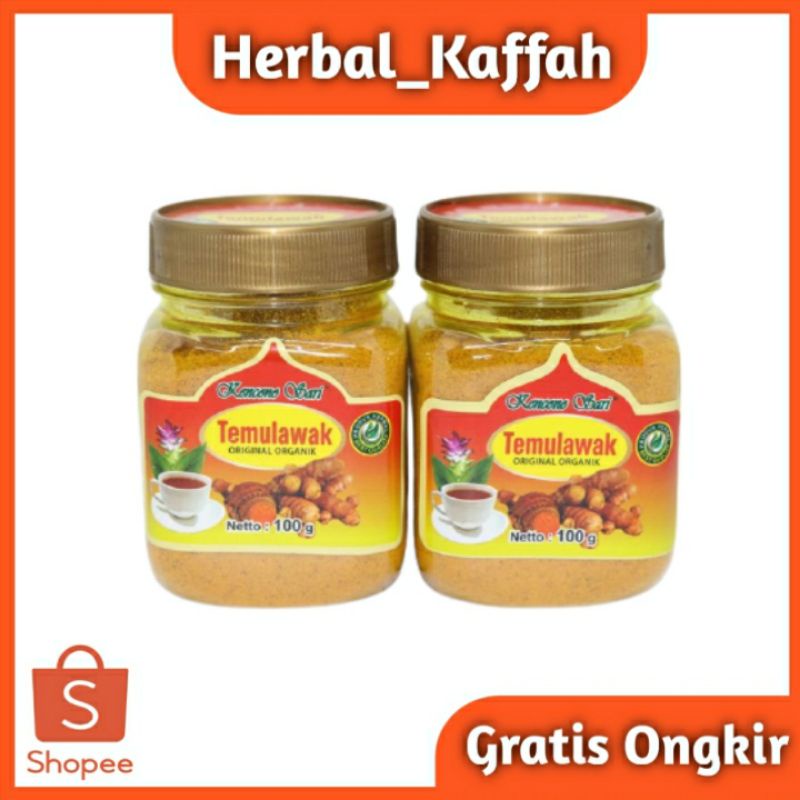 Temulawak organik kencono sari original untuk kesehatan lambung dan pencernaan 250gr