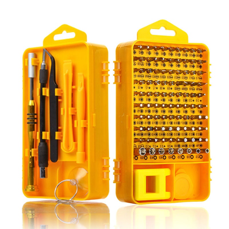 Vastar Obeng Set Reparasi Elektronik 108 in 1 No.1011 KUNING