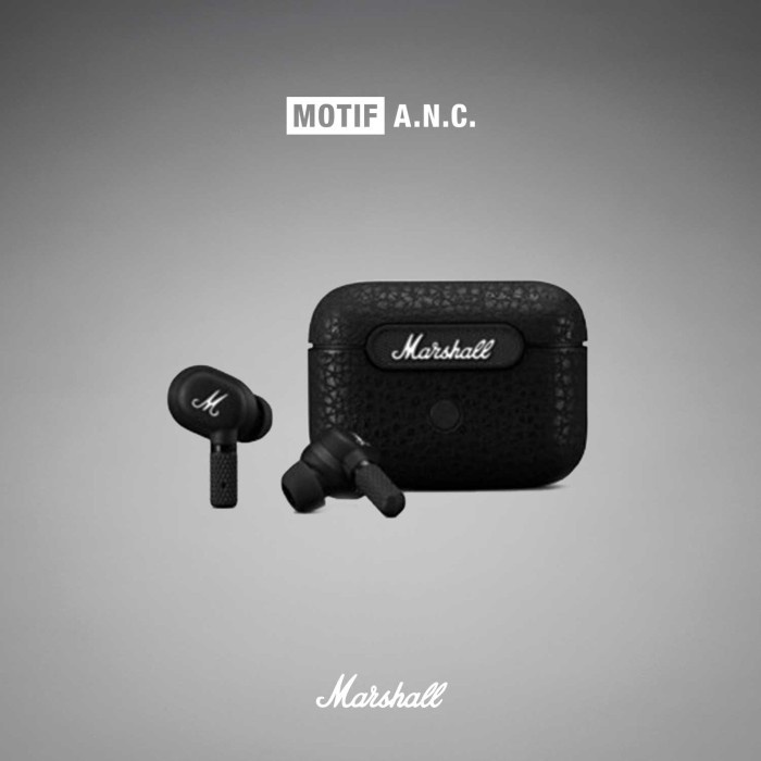 TWS Marshall Motif ANC True Wireless Earphones - Garansi Resmi TAM