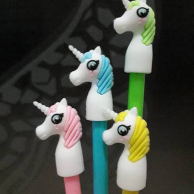 

MURAH !!! Pulpen Gel Kuda Pony / Unicorn 12pcs