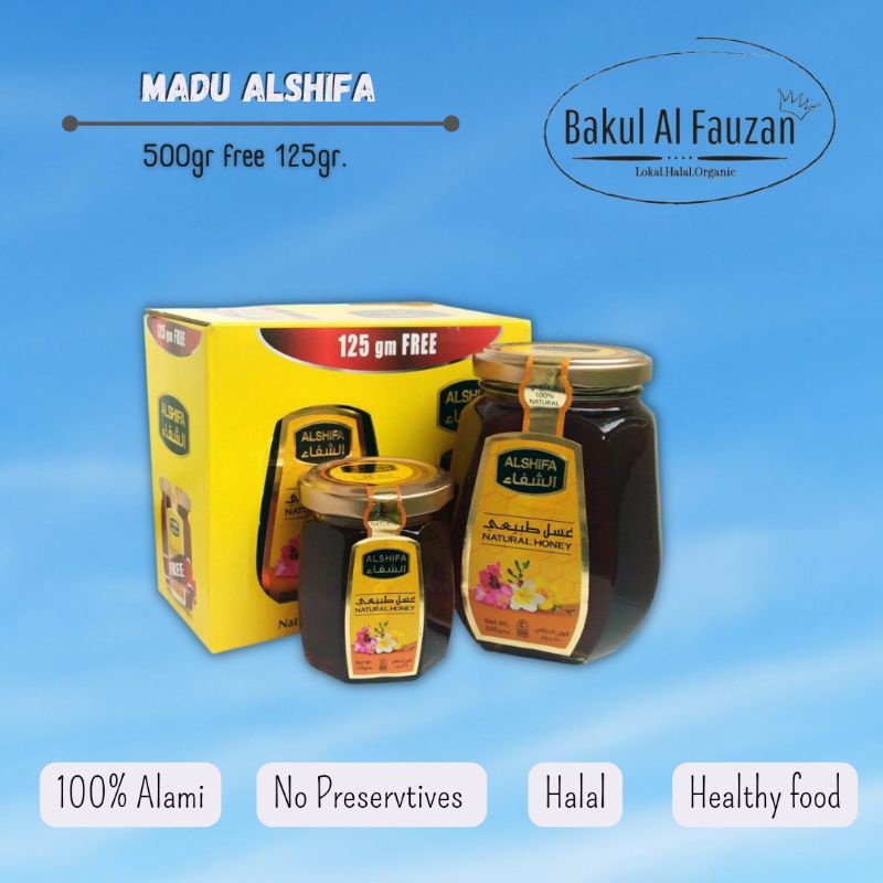 

Madu Alshifa Kemasan 500gr Free 125gr | Botol kaca