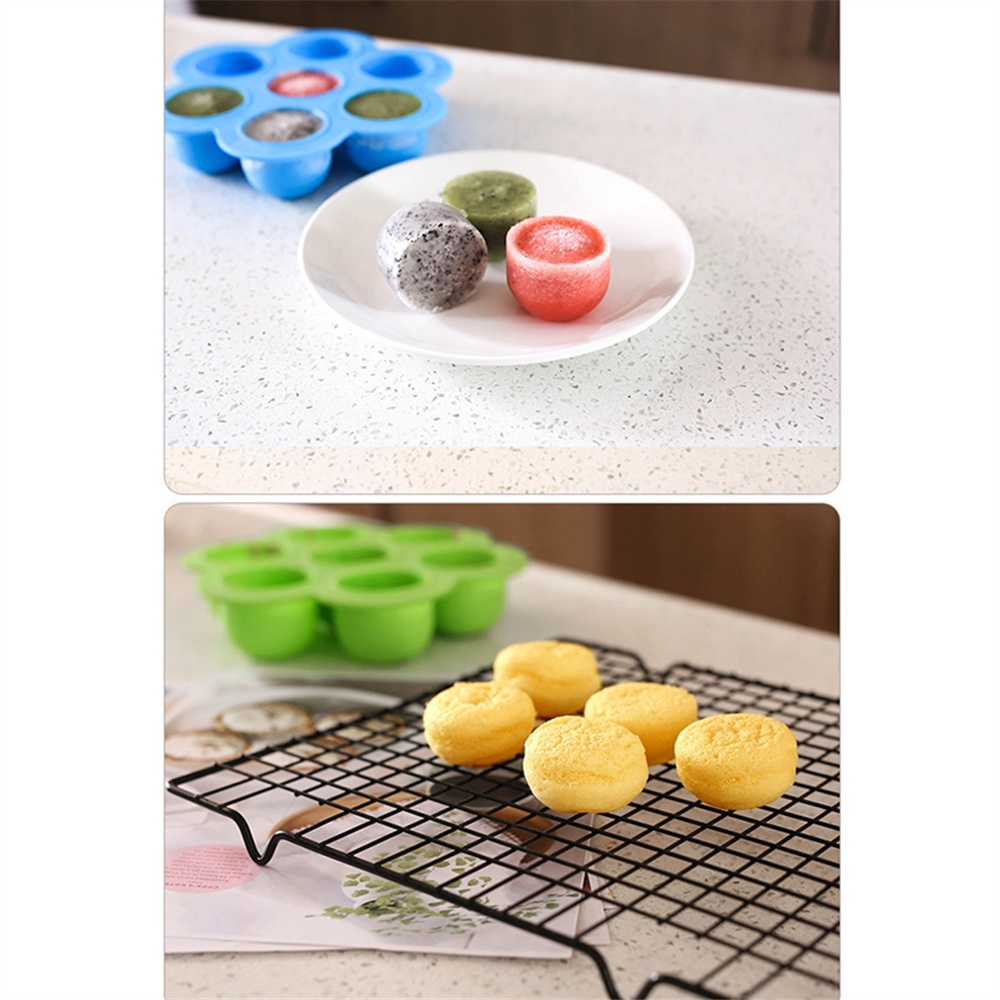 Wadah Cetakan Pure Kaldu MPASI Makanan Beku Bayi Silikon Silicone Freezer Tray Pod