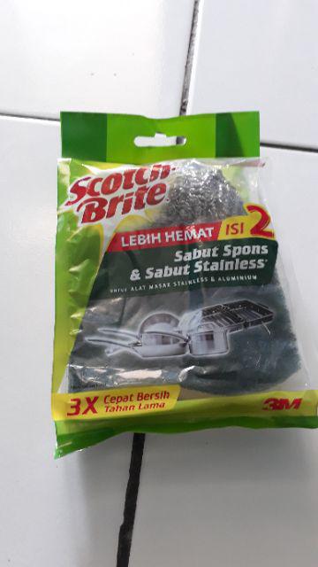 Scotch Brite - Sabut Spoon + Stainless - Id-c01