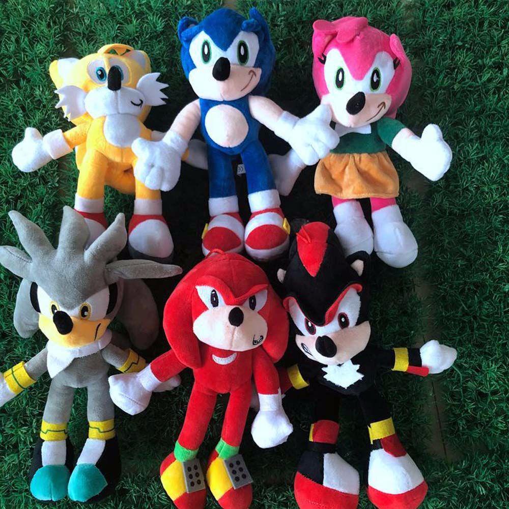 Lanfy Sonic the Hedgehog Kartun Anak Hadiah Peluche Boneka Hewan Boneka Lembut Stuffed Toys Mainan Mewah