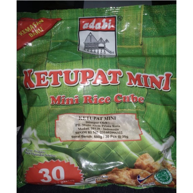 

Ketupat mini Adabi Isi 30