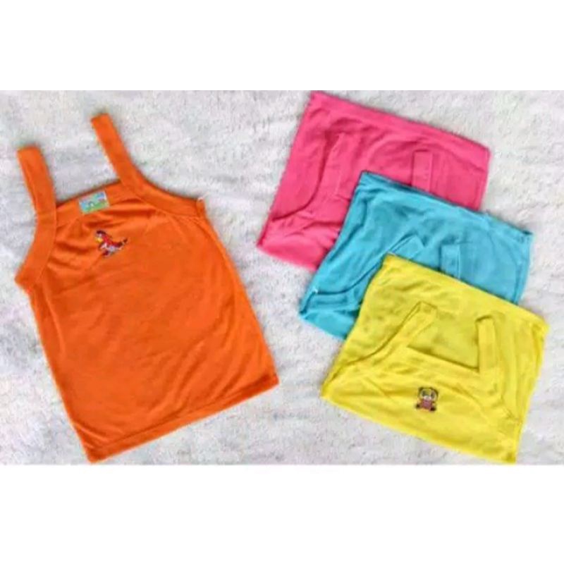 KAOS DALAM ANAK PEREMPUAN KAOS POROT KAOS SINGLET / Kaos Dalam Anak Cewek Stabilo / Singlet Anak Per