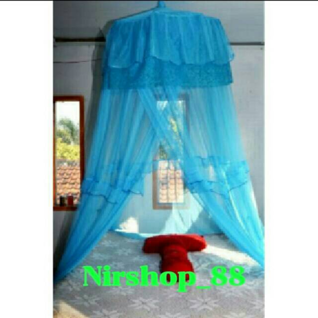 Kelambu gantung "JODHA" biru