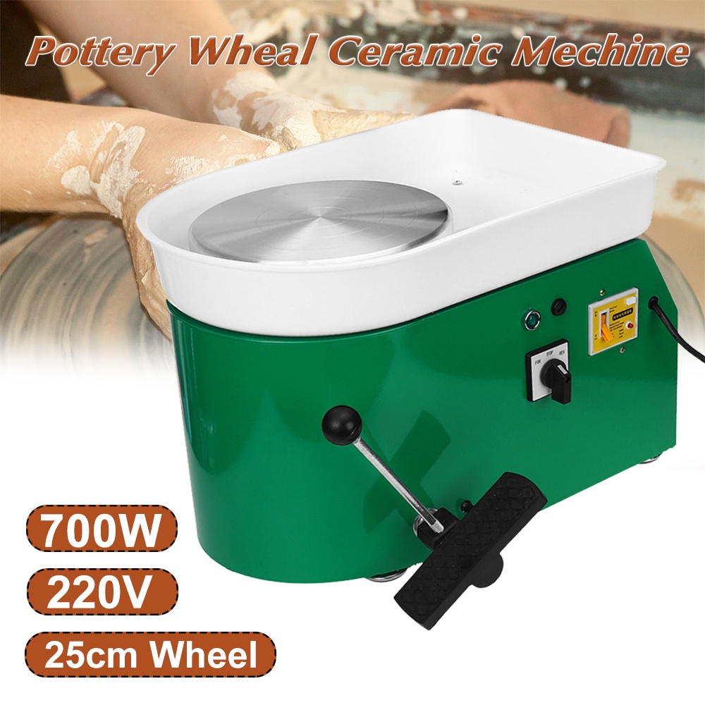 Jual 25cm 700W Brushless Electric Pottery Wheel Machine Ceramic Shaping ...